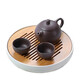 Ceramic tea set Xi Tzu pot Zhuni Zisha pot Kung Fu tea cup small bubble teapot gift box gift purple sand tea cup Original black purple sand Xi Tzu pot 5 pieces