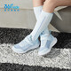 361 children's sneakers boys running shoes autumn large mesh lightweight Velcro girl casual breathable sneakers [large mesh] water clear blue/baby pink 39
