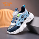 Del Hui Kinderschuhe Jungen Rahmenschuhe Kinderschuhe 2025 Sommer Neue Single-Mesh-Atmungsstudenten Sportloch Schuhe Mädchen Schuhe Sky Blue 9926 [Sommerrahmenschuhe] Größe 36 [Schuhlänge 23,0 cm]
