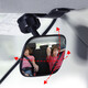 Huashu Retalla de automóvil Retalla del bebé Mirador de observación de bebé Mirror Ajustable Mirror Auxiliar Mirror Reflexivo