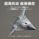 Shenx Remote Control Aircraft Sixth Generation Big Fighter Boy Birthday Gift Toy Model Stealth Model Aircraft Drone Large Sixth Generation Special Sachin DUCT FOURFORAL 9672X