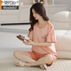 Modal Pure Cotton Summer Pyjamas Frauen Pullover Pyjamas Sommer kurzärmelige Shorts komfortable und lässige Heimbekleidung Z9855 [Hauptbild] M [empfohlen, 80-100 Jin zu tragen [Jin ist gleich 0,5 kg]]