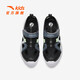 ANTA Children's Sandals Men's Big Children's Shoes 2025 Summer New Product Baotou Lightweight Outdoor Soft Elastic Beach Shoes Black/Anthracite Gray-3 33