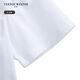 Teenie Weenie Kids 25-year-old boys' classic simple style basic short-sleeved shirt off-white 110 cm
