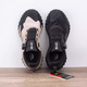 Carlos Kayla4e Weit letzter Runde Kopf breite Sohle Sneaker Big Foot Bone Herrenschuhe Fettzes im Freien All-Terrain Atmungsabstimmung Black Tracaable 6636 Modell, halbe Größe 39