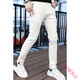 Cool Kangaroo [European goods] High-end men's jeans for men with slim feet and slim summer new pure white trendy brand 1381 white 36 [2 ft8]