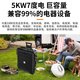 Ocean Ge [10 kW] 5KW ultra-high power 220V portable outdoor mobile power lithium iron phosphate large capacity self-driving tour camping stall stand backup emergency construction energy storage battery 5000W 6996Wh industrial grade - the first choice for self-driving camping and rescue
