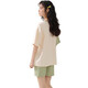 Jingpufei versión coreana suelta de pijamas de manguito corto MM MM Summer Outter Wear Traje de ropa para el hogar 2025 679 Dinosaurio verde 170 m Código [Recomendado 80-90Jin [Jin iguala 0.5 kg]]]