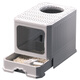 HELLOJOY cat litter box fully enclosed drawer-type splash-proof cat toilet large cat poop box cat litter box with cat litter scoop