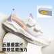 
Ginoble toddler shoes for spring 1-5 year old boys and girls soft sole children's shoes functional shoes wear-resistant spring and autumn style GW1289 white/purple/pink 22.5 140mm foot length 13.6-14.5cm