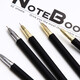 Shantou Lincun dünner Stange Metallstift Einfacher neutraler Stiftstudienbetriebsbüro Schwere Feeling 0,5 mm schwarzer Wasser Stift Signatur KX5009 Metallstift - Schwarze Single (0,5 mm schwarz)