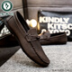 
Woodpecker Beanie Shoes Men's 2025 New Spring Men's Shoes British Men's Casual Leather Shoes Fashion and All-match Leather Casual Board Shoes YL-D826 Brown 39