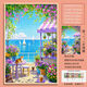 Taoli Shijia Heilung rosa Seaside Blumengeschäft Puzzle 1000 Stücke mit Fotorahmen Hochgewohnte handgefertigte Geschenkkinder-Bildungsspielzeuge Sommer am Meer-S1049 520 Stücke ohne Fotorahmen (Katastar/Poster)