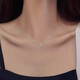 MZMZ Butterfly Platinum Necklace Women's pt950 Platinum Necklace Clavicle Chain Valentine's Day Birthday Gift for Girlfriend or Wife Light Luxury Model-Local Warehouse Tomorrow Delivery/Butterfly Necklace