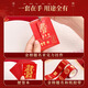 The World on the Left School Graduation Season Gift Notebook Set Gift Box Can be customized Chinese style Business Office Notebook Thousand Miles of Jiangshan Souvenirs Stationery National Trends Cultural and Creative Printable Gold List 6-piece Set [Gift Box Gift Bag Style]