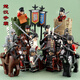 IE Gao Chuhan et Han se battent pour l'hégémonie Xiang Yu Liu Bang assemblé des blocs de construction de grands soldats, des figures et des jouets de cheval de guerre d'infanterie, de la pastèque rouge, XP687 Chu Army Bow Soldiers