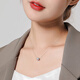 WEIYAN Zhen Duo Ma Pearl Pendant 18K Gold Round Seawater Pearl Passepartout Pendant Single Bare Bead Clavicle Chain Women's O-shaped Chain 7-8mm
