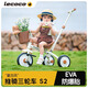 Lecolecoco Leka children's tricycle bicycle baby toy children's stroller 2-5 years old bicycle free of inflatable New Year's gift Nino S2-Velvet Mocha Consult and enjoy discounts