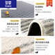 圆形地毯儿童学习摇椅卧爬行地垫电脑转椅垫少女心书房客厅沙发垫 多彩英文提升认知 1件 直径80CM(隔凉生暖 柔软亲肤