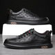Dadong (Doco) Autumn Men's Shoes Shopable White Shoes White Shoes para hombres 2025 nuevos zapatos de cuero para hombres de moda.