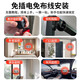 Cámara de vigilancia de Tongyao para la casa de la puerta de enchufe pequeña Wifi Wifi Wifi Monitor remoto Monitor remoto Pequeño 360 sin ángulo muerto Visión nocturna Visión de alta definición 4G Cabezal de alambre de disuasión inalámbrica Redonda [versión 4G Top Version] Lorte de batería Ultra Long + sin red y sin poder disponible Varicidad de video de 30 días Versión de video Top Version