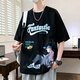 Holzpecker (Tucano) Sommer Trendy Kurzärmelig-T-Shirt für Männer, Junior High School-Schüler Baumwoll halbärmelige Oberteile für Teenager Big Children Sommer-Kleidung T-Shirt 10348-693 Beige (einzelner kurzärmeligter kurzärmelig) m 75 bis 105jin [Jin Equals gleichen 0,5 kg]