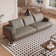 
Yushe Wooden Solid Wood Sofa Light Luxury Style Living Room Sofa Black Walnut Inline Sofa 681#