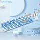 Logitech (Logitech) China Logitech K845 wired mechanical keyboard G502HERO mouse set black tea shaft e-sports game desktop Logitech K845 [Frost keycap] + G502HERO [Yunshui Blue Tea Shaft-[Dual use of games and office] x No x 104 keys