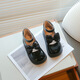 Ziweiqi Girls Princess Shoes new Top Mife Spect Glossy Bow Mary Zhen Кожаная обувь 3927 Серебро 26 Внутренняя длина 16.0 см.