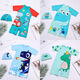 Shanye children's swimsuit boy one-piece small, medium and large children's swimsuit equipment student boy suit pants swimsuit playful T-Rex swimming cap + swimming goggles + nose clip earplugs XL recommended height 125-140cm