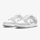 Nike (NIKE) men's shoes 2025 autumn new Duck Low comfortable low top sports retro casual shoes trendy DD1391-103/white gray 41