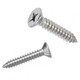 Wanzhuang 304 Costerio cruzado de acero inoxidable Cabeza Autodelatina Autodelada Cabeza plana Tornillo de madera Autodelada M3.5M3.9M4.2M4.8M6 304M3519 Piezas en caja 2000