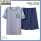 Modal Summer Cotton Pyjamas Herren kurzärmelige Shorts plus Größe mittlerer Sommer-Sommer-Dünnsty