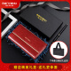 Banyannu Wallet Damen Lange neue große Kapazität Kuhläden Clutch Fashion Wallet Card Pack integrierter Wein Rot - Anti -Diebstahl -Bürste