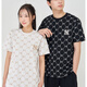 MLB T-shirt de nouveau couple d'été pour hommes et femmes Zhang Linghe même T-shirt à manches courtes en diamant DT-9923 Kaki xl recommandé 150-170jin [Jin est égal à 0,5 kg]