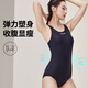 Zoke course maillot de bain pour femmes Traine des sports en une seule pièce Sexie noire sexy de maillot de bain compétitif pour femmes [Cuiwei] vert foncé (pavé sans poitrine) costume unique 12353 4xl