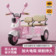 Aobele children's electric car motorcycle 1-3-6 years old baby tricycle children's toy car can sit on a person remote control battery car coffee remote control dual drive + 12V4A + early education music 1-7 years old birthday Children's Day gift