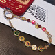 Zhenge God of Wealth de richesse Yuanbao Pendant la chaîne mobile Mobile Ins Fortune Bracelet Bracelet Short Niche Pendentif Hobe de poignet de perle