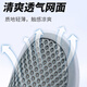 Brigjing zapatos para hombres para verano transpirable un pie viejo zapatos de tela de beijing malla liviana suave papá caminata viajar zapatos net net negros brj-12352 43