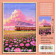 Taoli Familie Heilung Miyazakis Frühlingszug Puzzle 1000 Stücke mit gerahmtem handdekoriertem Malerei Geschenk Puzzle Bildungsspielzeug Spring Train-S983 1000 Stücke ohne Fotorahmen (Brechen/Senden von Plakat)