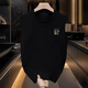 Jingpufei Herren-Weste T-Shirt Personalisierte gedruckte Sommer Lose Sports Top 829 Weste Schwarz S