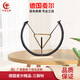 MEINL Brass Triangle Iron 789 Orquesta profesional de acero inoxidable Acompañamiento Adulto Band para niños Instrumentos de percusión de latón Nino551 Triángulo de 6 pulgadas de acero Iron