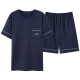 Langsha Pyjamas Herren Sommer Pure Cotton Thin Shorts können außen getragen werden, um coole Kleidungsbekleidung für lässige Männer in Plusgröße zu erhalten.