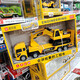 宝乐星（BAOLE STAR TOYS）宝乐星会讲故事的工程车挖掘机声光惯性警车运输车消防仿真玩具车 9853运输车绿头