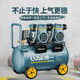 Green-Yi Oil-free Air Compressor Silent Air Pump Industrial-grade Air Compressor Small 220V Portable Woodworking High-Pressure Air Pump Second Air Pump / No Maintenance + Intelligent Start and Stop + Safety Protection 1390W-25L [All Copper Bass]