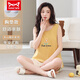 Catman (MiiOW) sleeveless pajamas with chest pads for women in summer new Korean style casual vest shorts dormitory home F-9859 [fixed chest pad] M Recommended 80Jin [Jin equals 0.5 kg]-100Jin [Jin equals 0.5 kg]