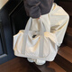 Tuke Expandable Reisetasche für Frauen große Kapazität Kurzstrecken-Reisebag Gepäck Gepäck tragbares Licht Crossbody Sports Sporttasche Beige White