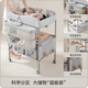 RESFOR Diaper Table Baby Care Table Newborn Meeting Gift Diaper Change and Touching and Bathing Multi-function Foldable Mint Green丨Diaper Table Only