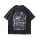 Jingpufei European et Américain Retro Retro Shirts à manches courtes pour hommes et femmes 759 m