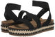 Steve Madden Girls Krissy, Black Black 5 Big Kid